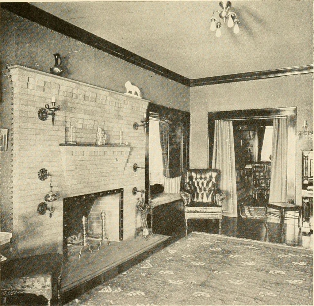 An illustration from Interiors beautiful and the decoration of the home, 1922, leaf 120