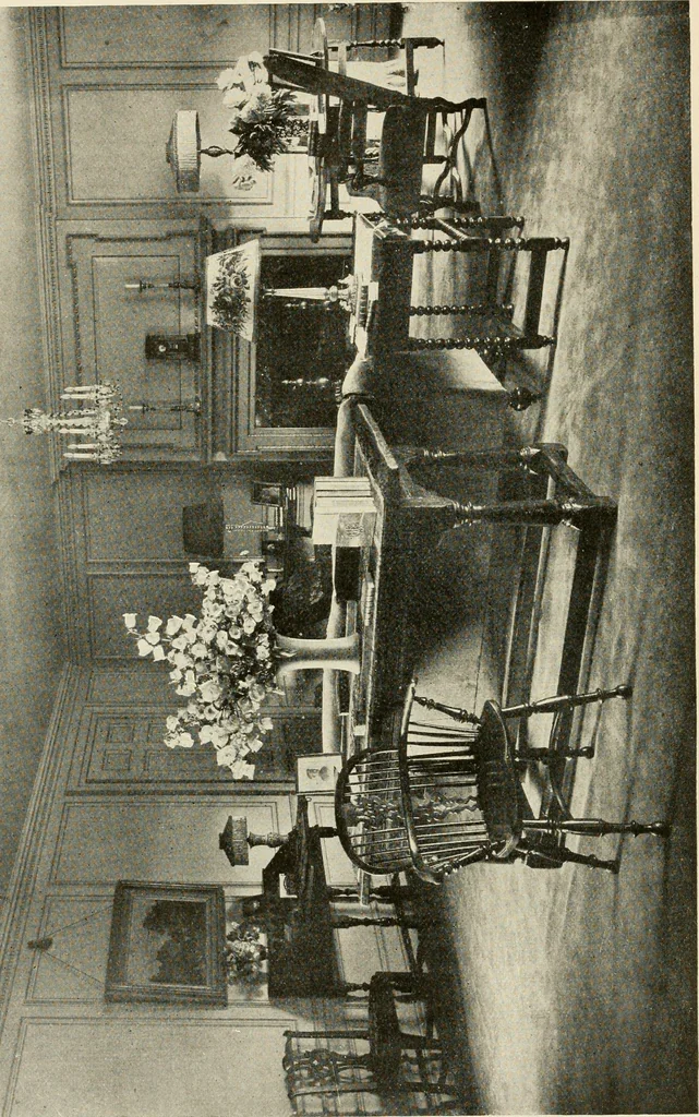 An illustration from Interiors beautiful and the decoration of the home, 1922, leaf 123