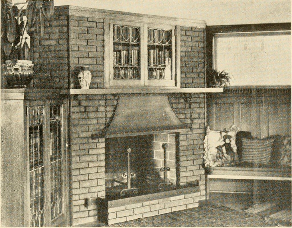 An illustration from Interiors beautiful and the decoration of the home, 1922, leaf 124