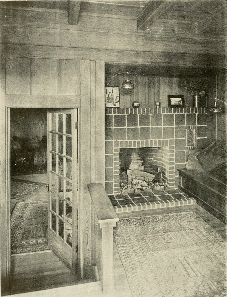 An illustration from Interiors beautiful and the decoration of the home, 1922, leaf 131