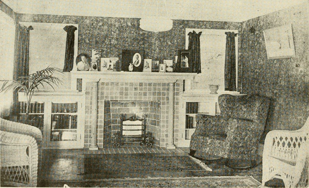 An illustration from Interiors beautiful and the decoration of the home, 1922, leaf 133