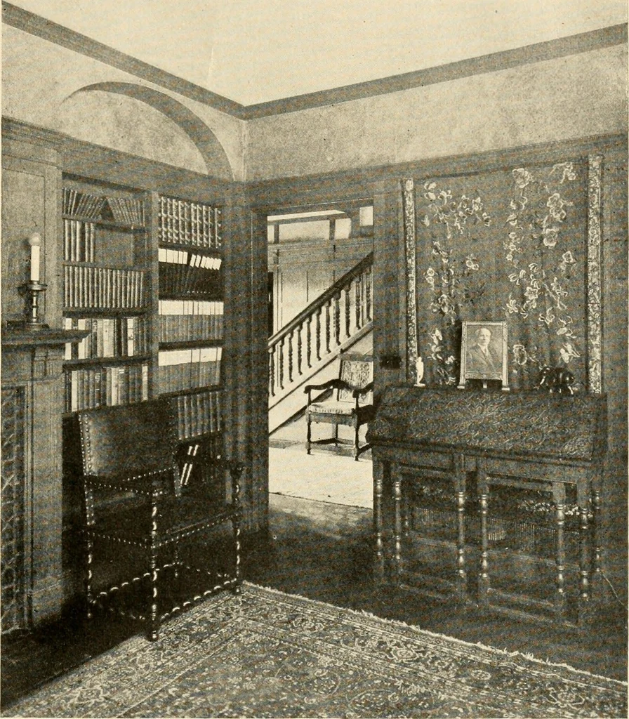 An illustration from Interiors beautiful and the decoration of the home, 1922, leaf 136