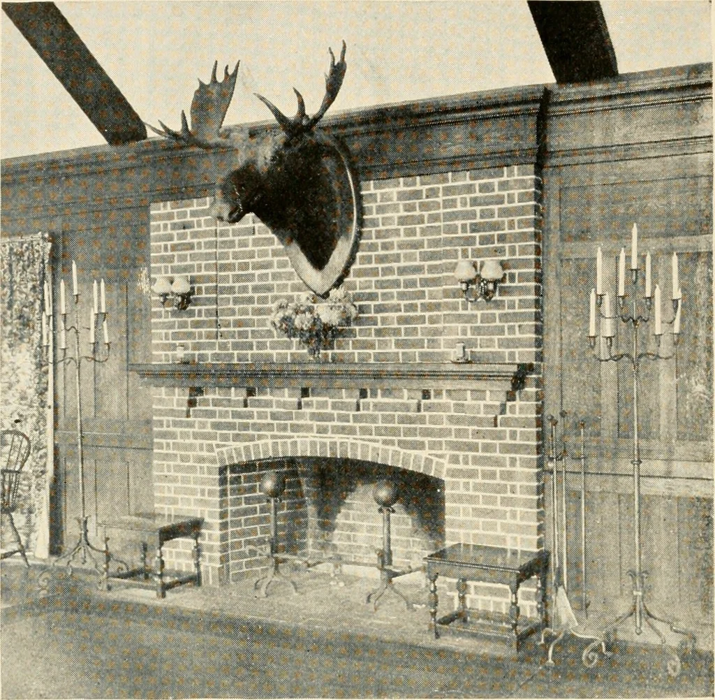 An illustration from Interiors beautiful and the decoration of the home, 1922, leaf 137
