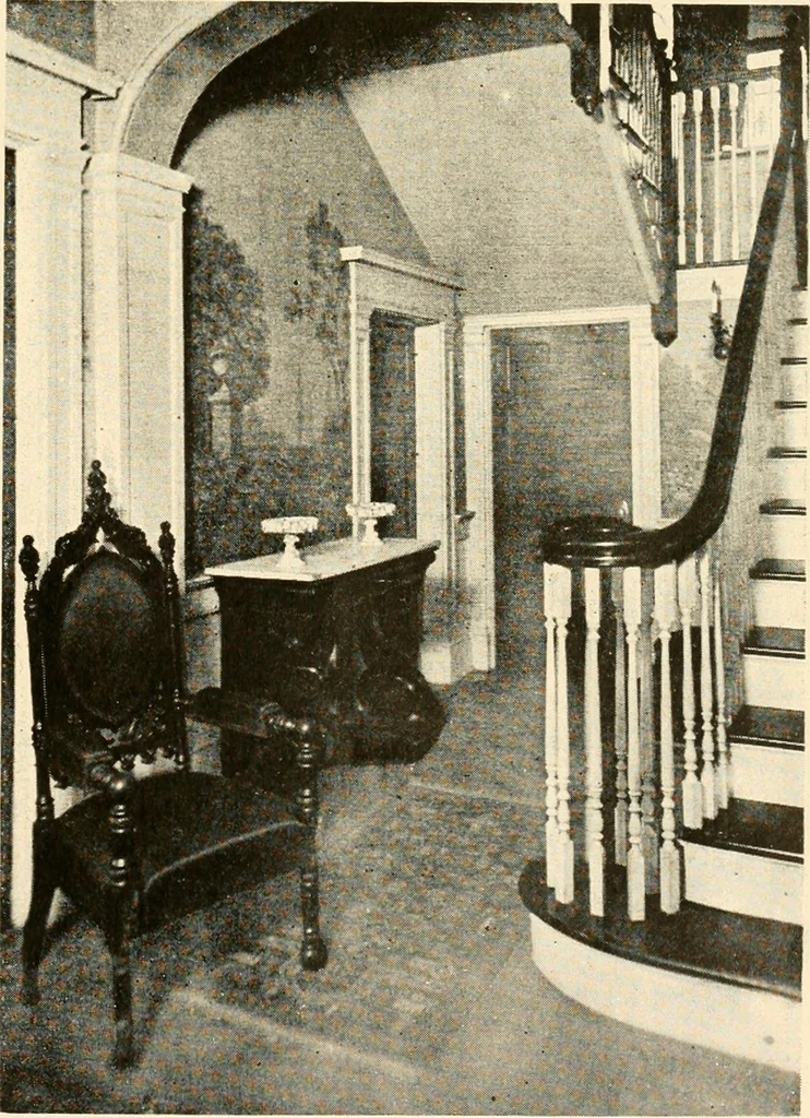 An illustration from Interiors beautiful and the decoration of the home, 1922, leaf 14
