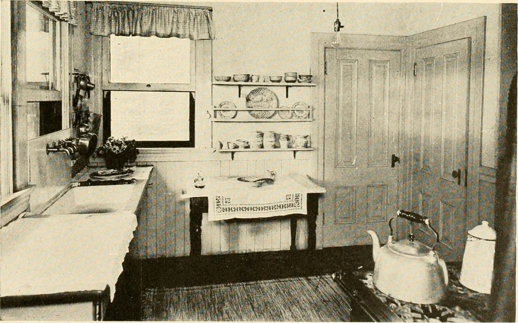 An illustration from Interiors beautiful and the decoration of the home, 1922, leaf 144