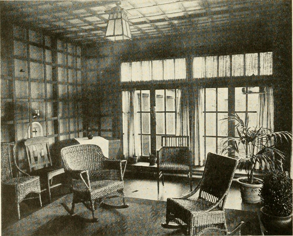 An illustration from Interiors beautiful and the decoration of the home, 1922, leaf 147
