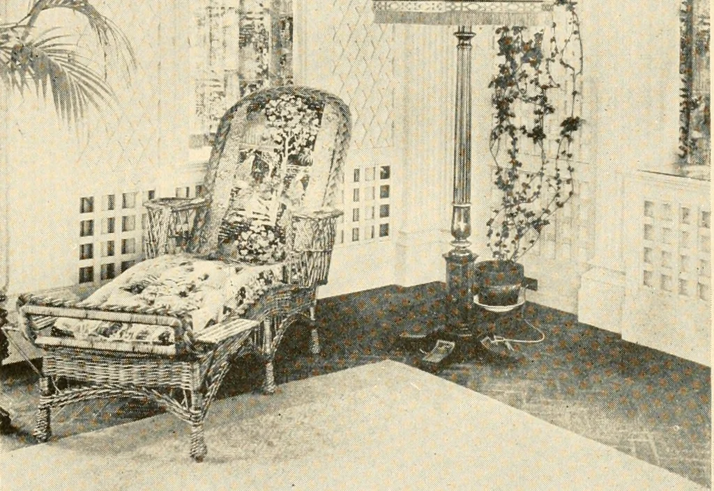 An illustration from Interiors beautiful and the decoration of the home, 1922, leaf 148