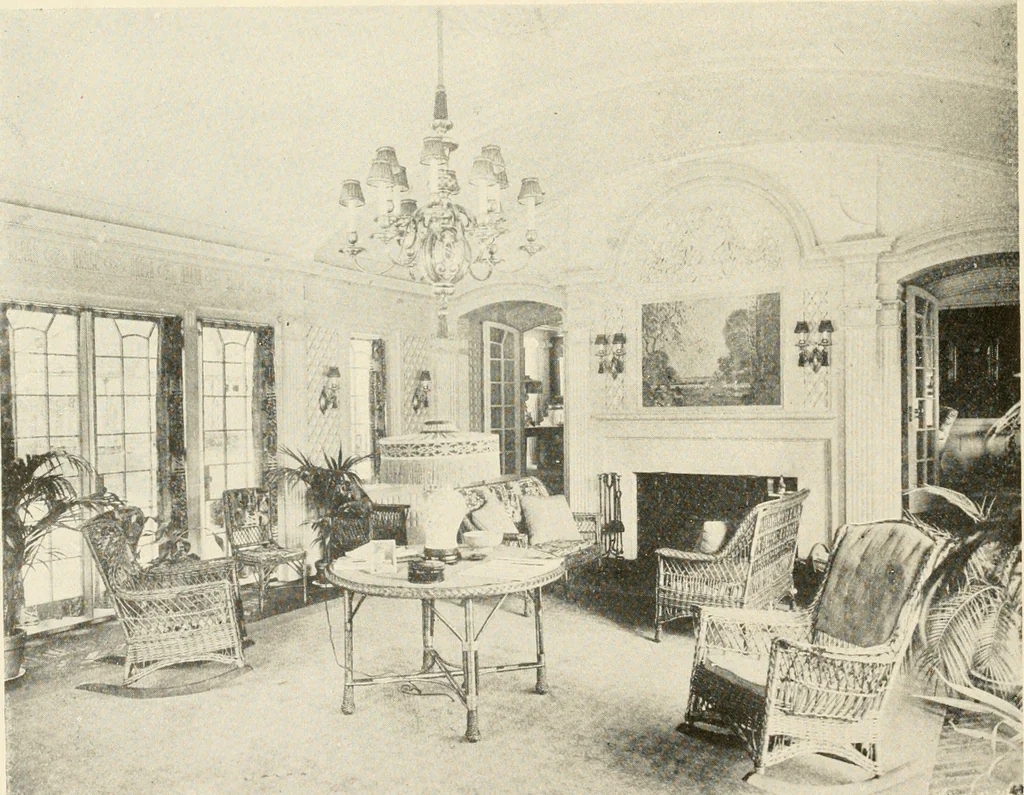 An illustration from Interiors beautiful and the decoration of the home, 1922, leaf 149