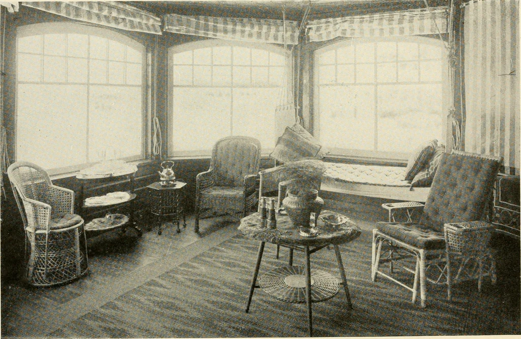 An illustration from Interiors beautiful and the decoration of the home, 1922, leaf 153