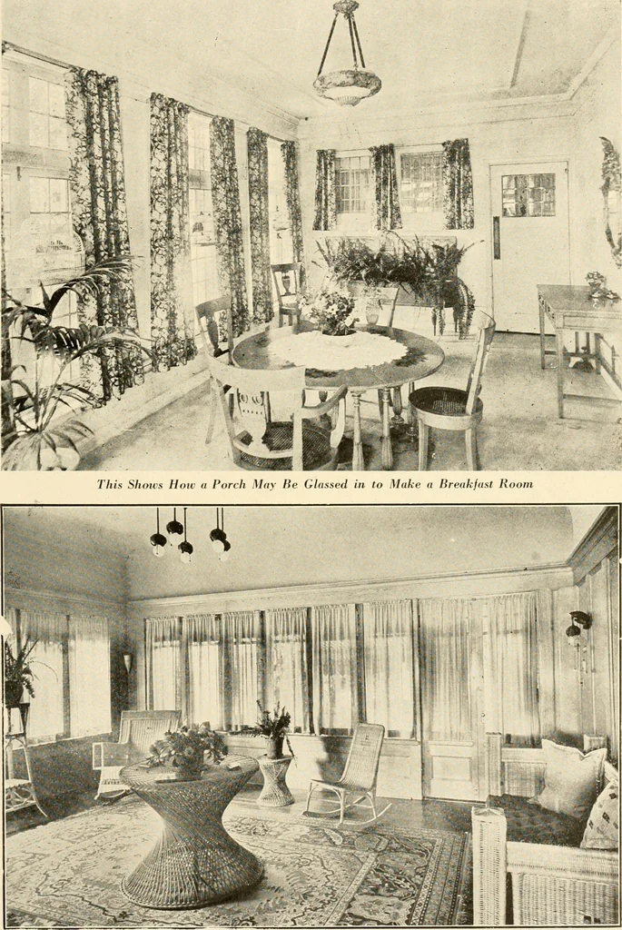 An illustration from Interiors beautiful and the decoration of the home, 1922, leaf 154