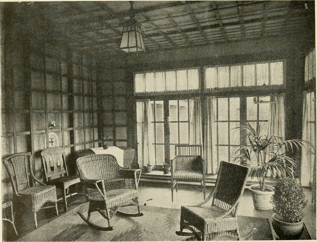 An illustration from Interiors beautiful and the decoration of the home, 1922, leaf 155