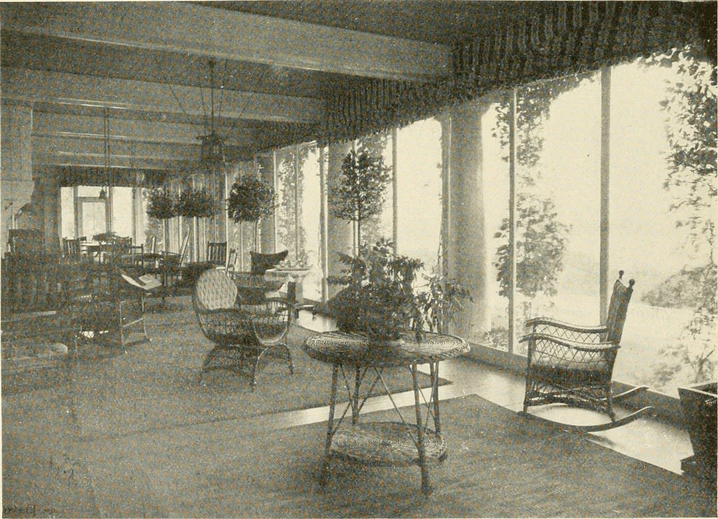 An illustration from Interiors beautiful and the decoration of the home, 1922, leaf 157