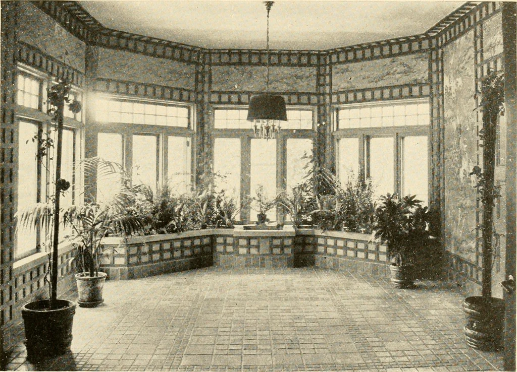 An illustration from Interiors beautiful and the decoration of the home, 1922, leaf 158