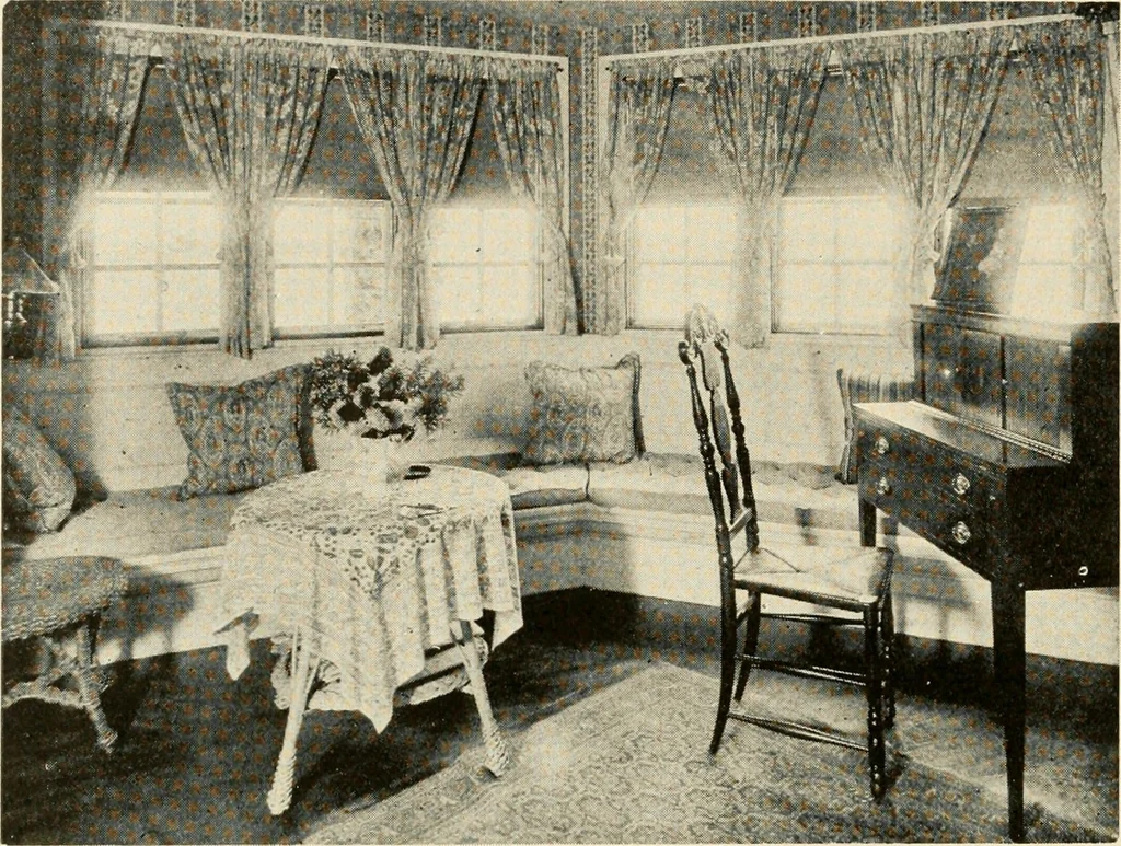 An illustration from Interiors beautiful and the decoration of the home, 1922, leaf 159