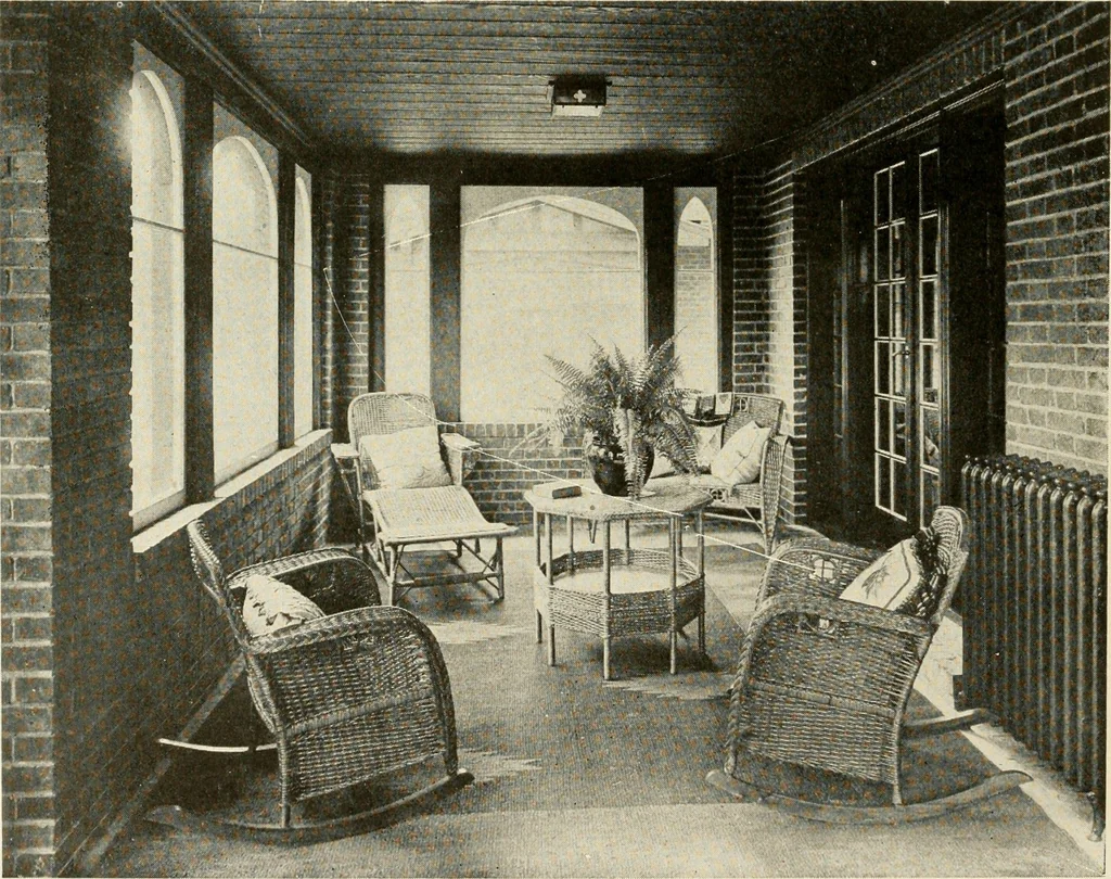 An illustration from Interiors beautiful and the decoration of the home, 1922, leaf 159