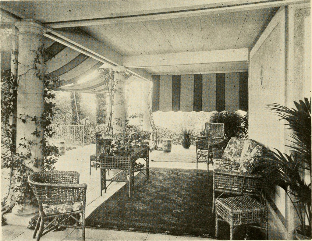 An illustration from Interiors beautiful and the decoration of the home, 1922, leaf 163