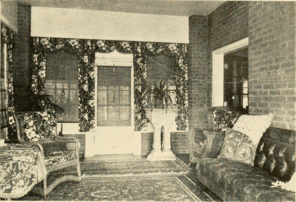 An illustration from Interiors beautiful and the decoration of the home, 1922, leaf 164