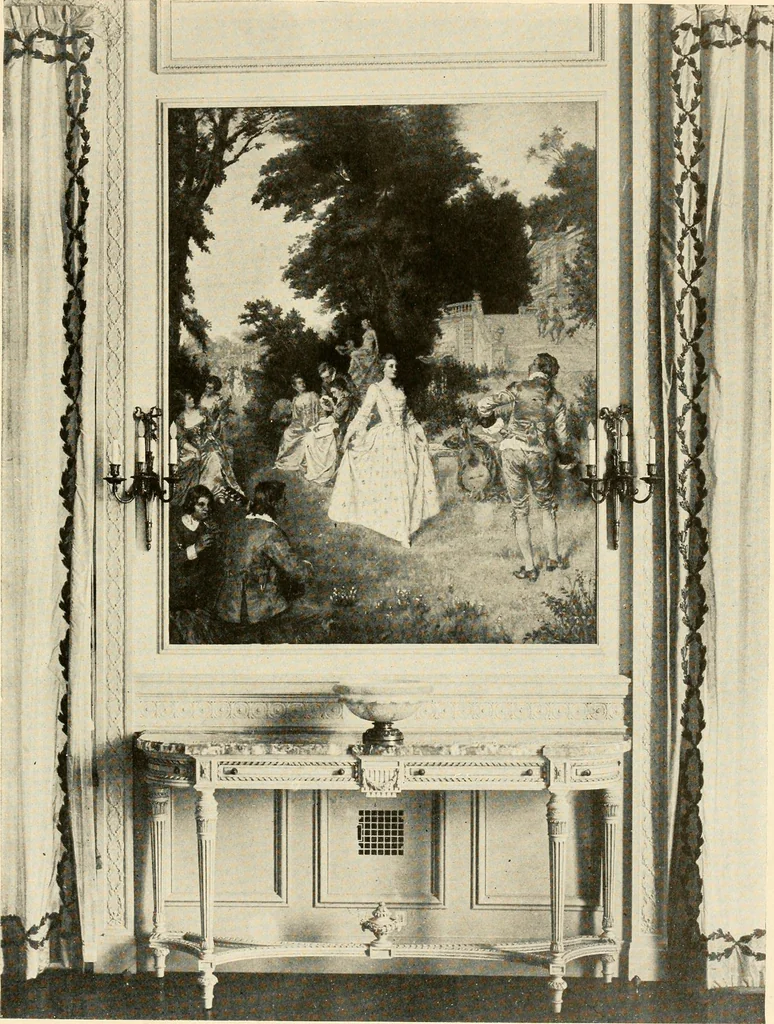 An illustration from Interiors beautiful and the decoration of the home, 1922, leaf 18