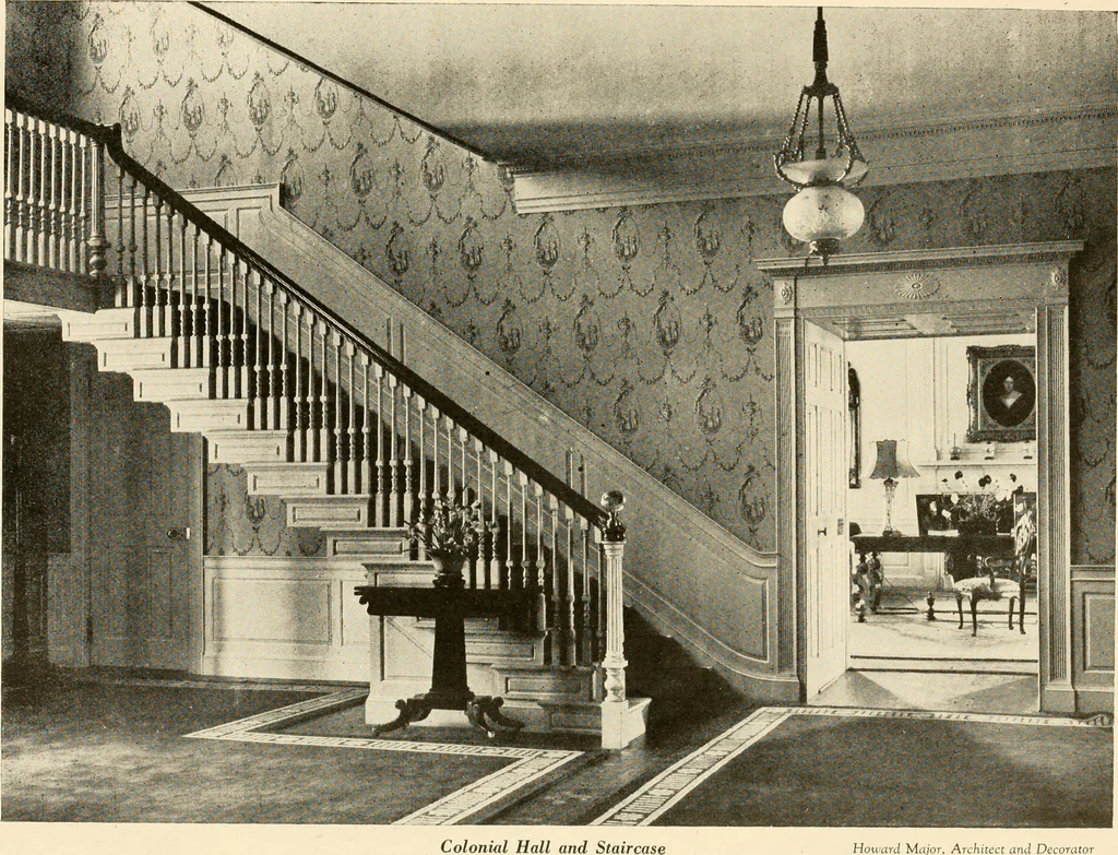 An illustration from Interiors beautiful and the decoration of the home, 1922, leaf 22
