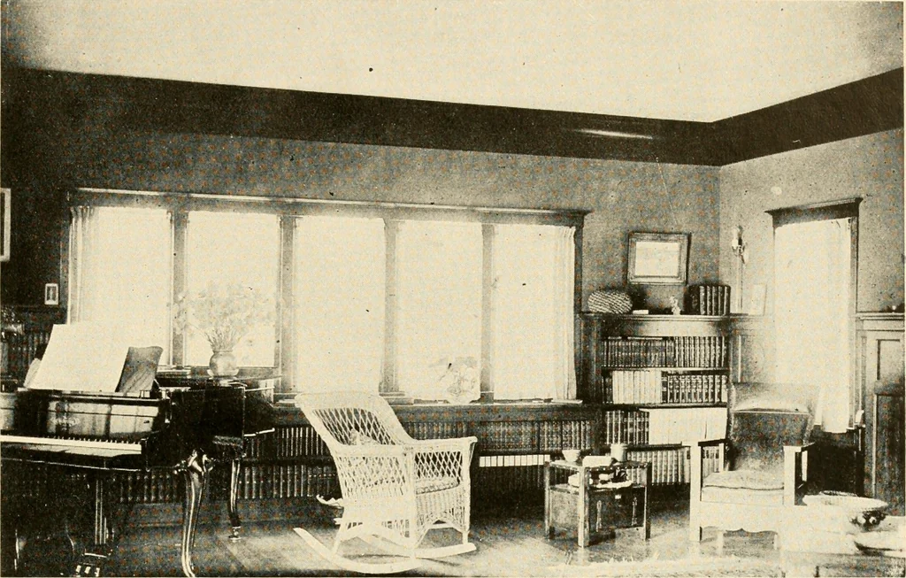 An illustration from Interiors beautiful and the decoration of the home, 1922, leaf 26