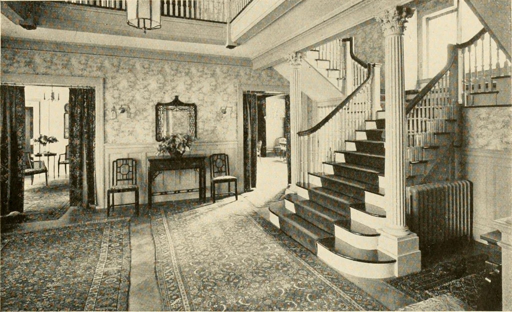 An illustration from Interiors beautiful and the decoration of the home, 1922, leaf 30