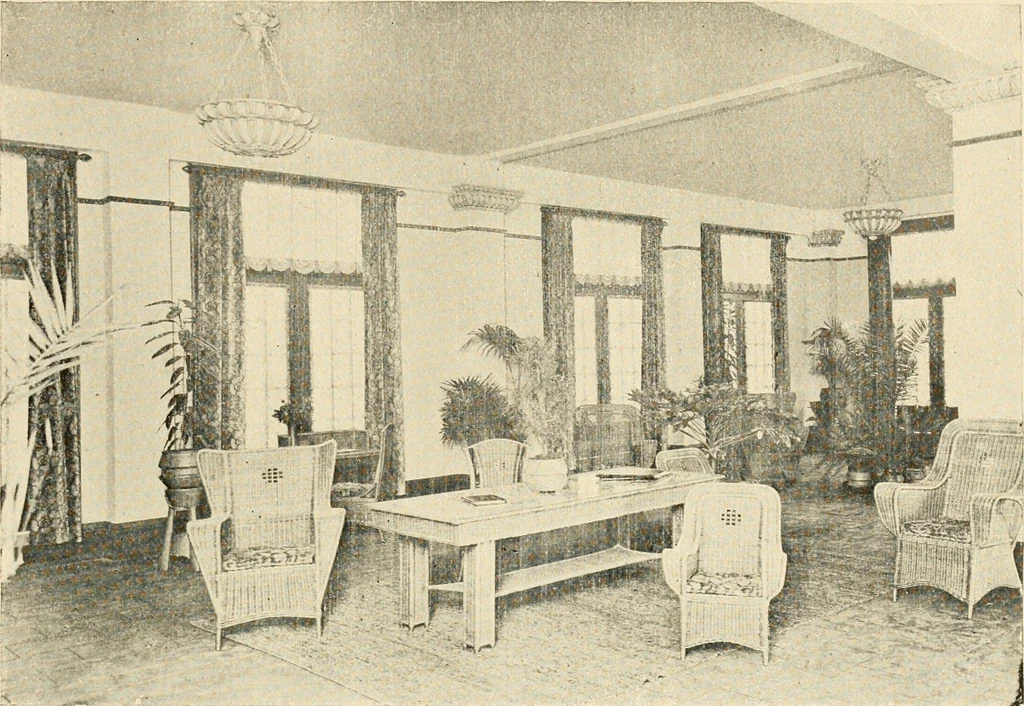 An illustration from Interiors beautiful and the decoration of the home, 1922, leaf 32