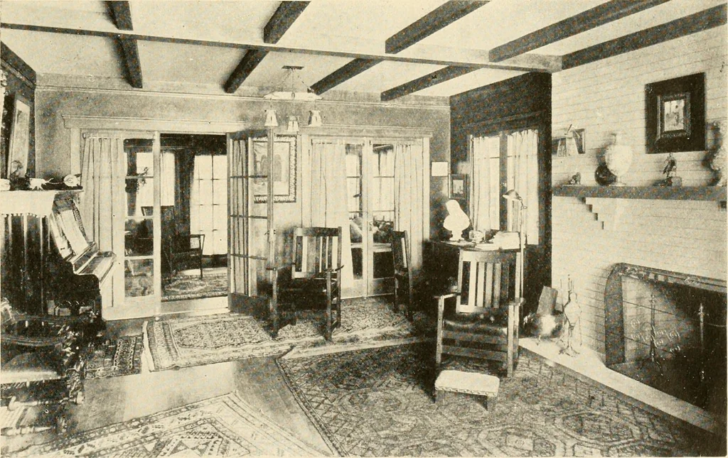An illustration from Interiors beautiful and the decoration of the home, 1922, leaf 32