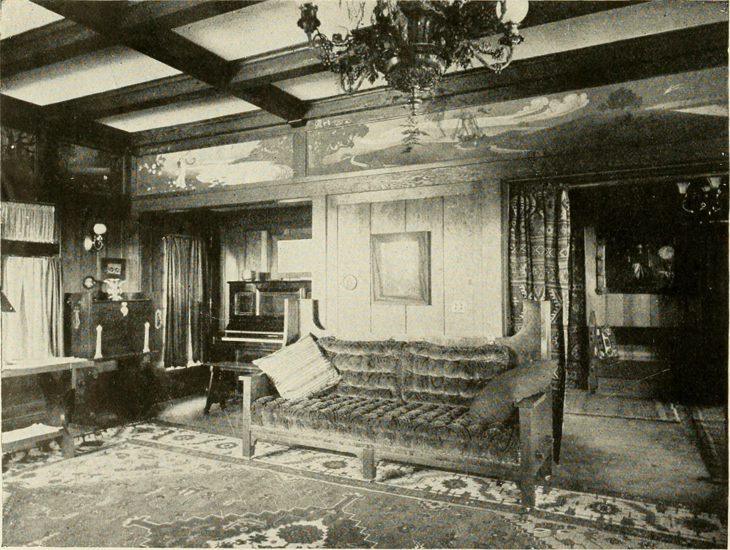 An illustration from Interiors beautiful and the decoration of the home, 1922, leaf 37