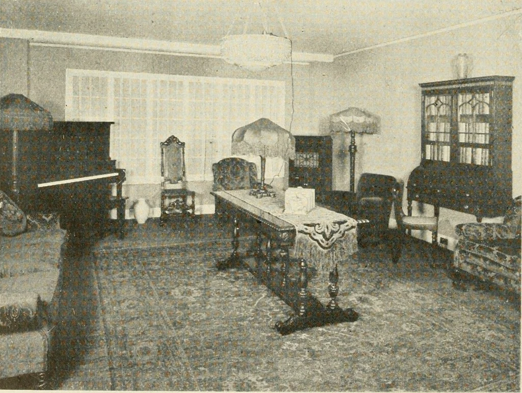 An illustration from Interiors beautiful and the decoration of the home, 1922, leaf 39