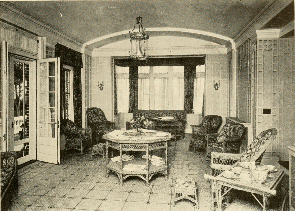 An illustration from Interiors beautiful and the decoration of the home, 1922, leaf 40