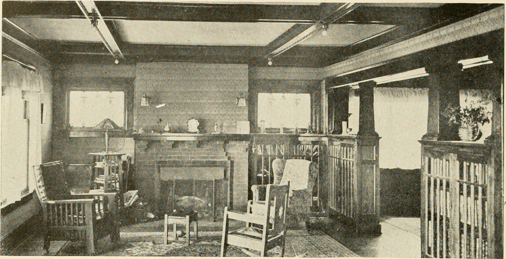 An illustration from Interiors beautiful and the decoration of the home, 1922, leaf 41
