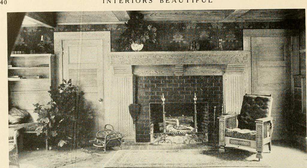An illustration from Interiors beautiful and the decoration of the home, 1922, leaf 47