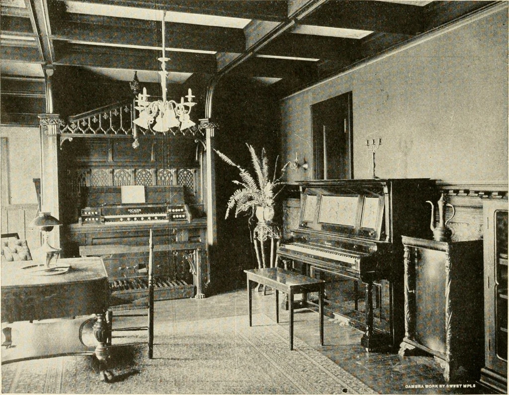 An illustration from Interiors beautiful and the decoration of the home, 1922, leaf 49