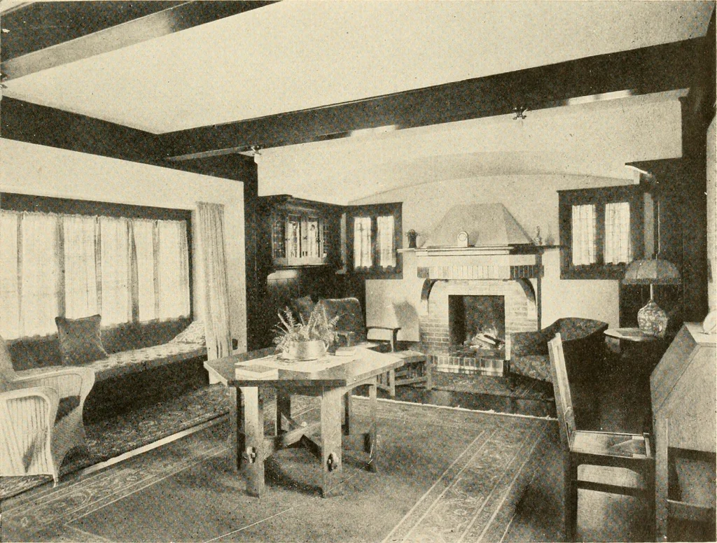 An illustration from Interiors beautiful and the decoration of the home, 1922, leaf 50
