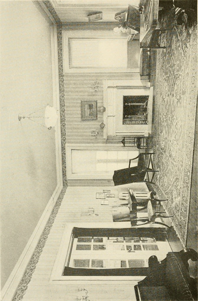 An illustration from Interiors beautiful and the decoration of the home, 1922, leaf 51