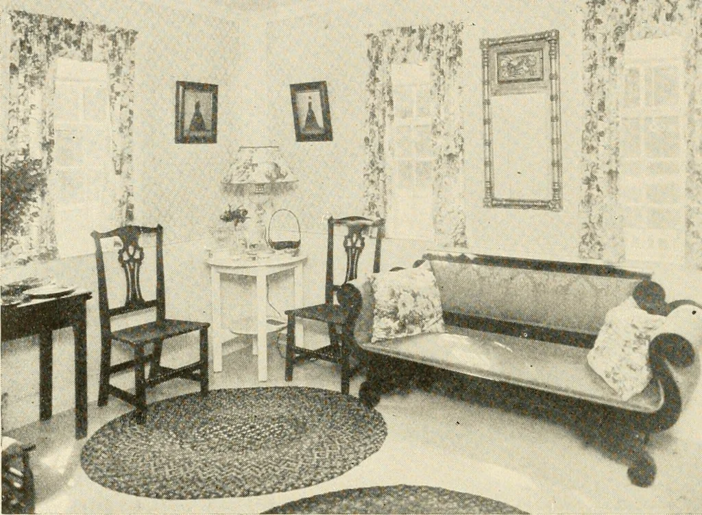 An illustration from Interiors beautiful and the decoration of the home, 1922, leaf 57