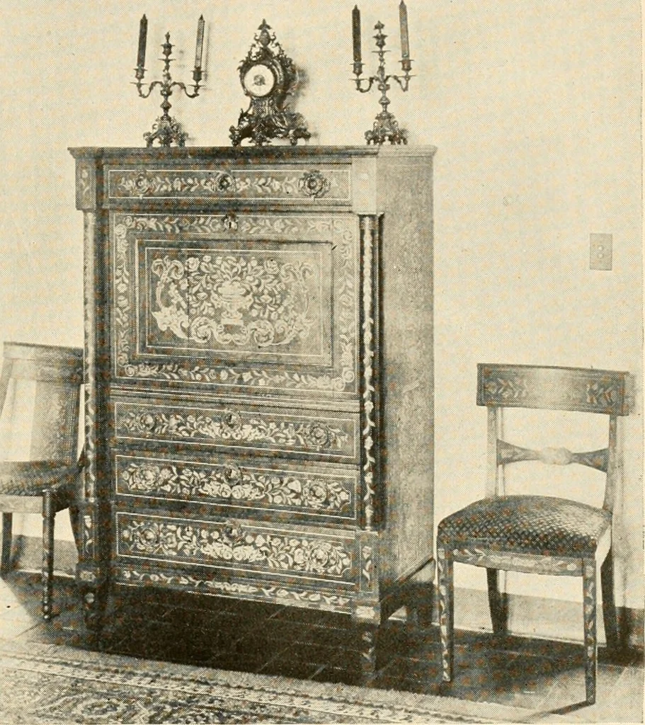An illustration from Interiors beautiful and the decoration of the home, 1922, leaf 58