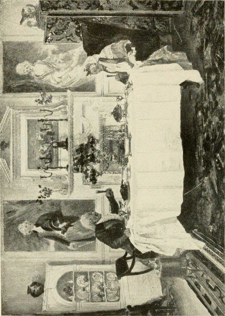 An illustration from Interiors beautiful and the decoration of the home, 1922, leaf 59