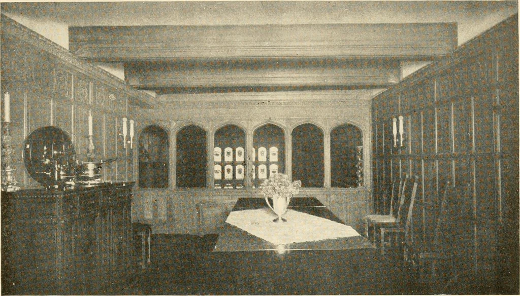 An illustration from Interiors beautiful and the decoration of the home, 1922, leaf 60