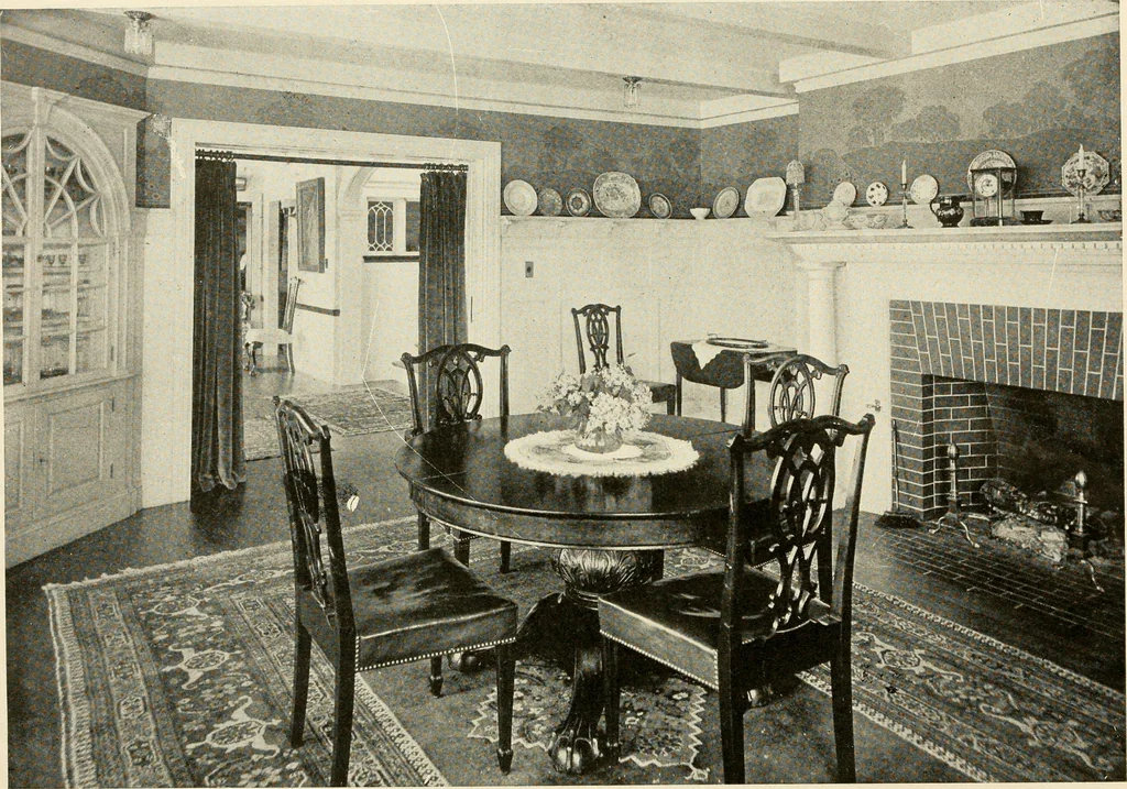 An illustration from Interiors beautiful and the decoration of the home, 1922, leaf 61