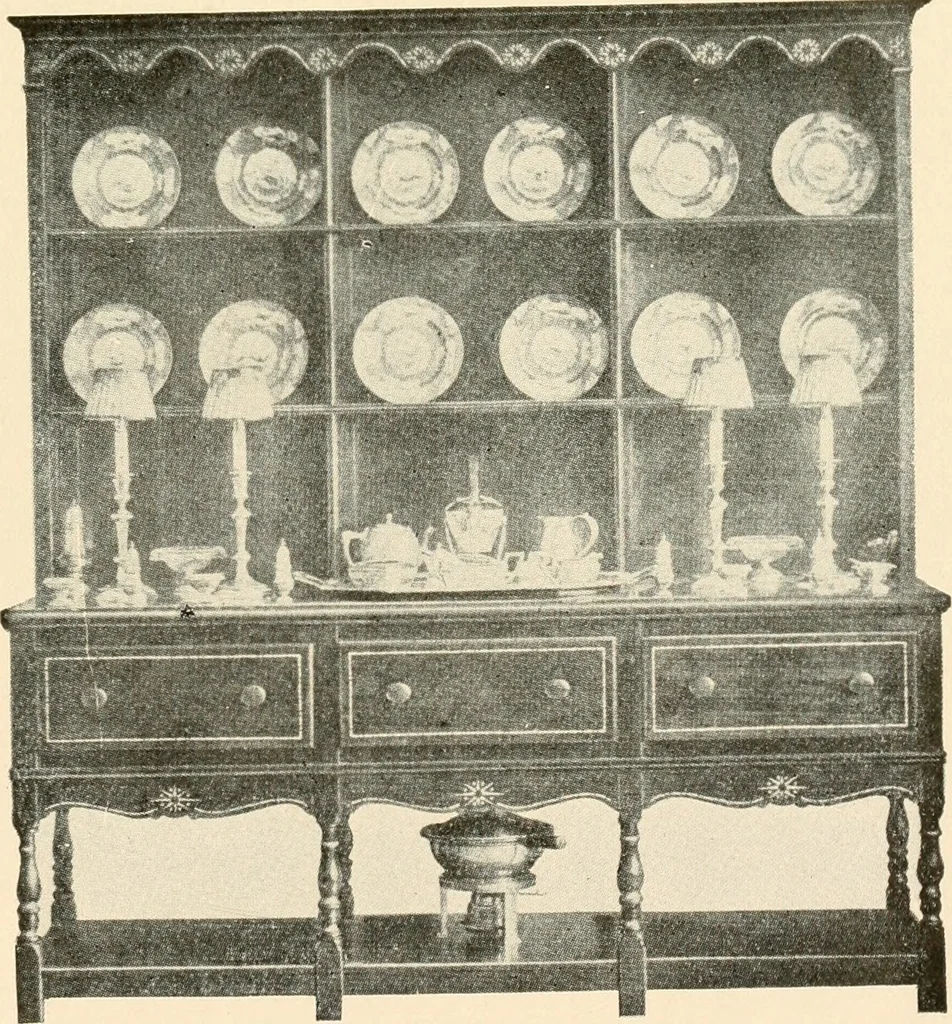 An illustration from Interiors beautiful and the decoration of the home, 1922, leaf 64