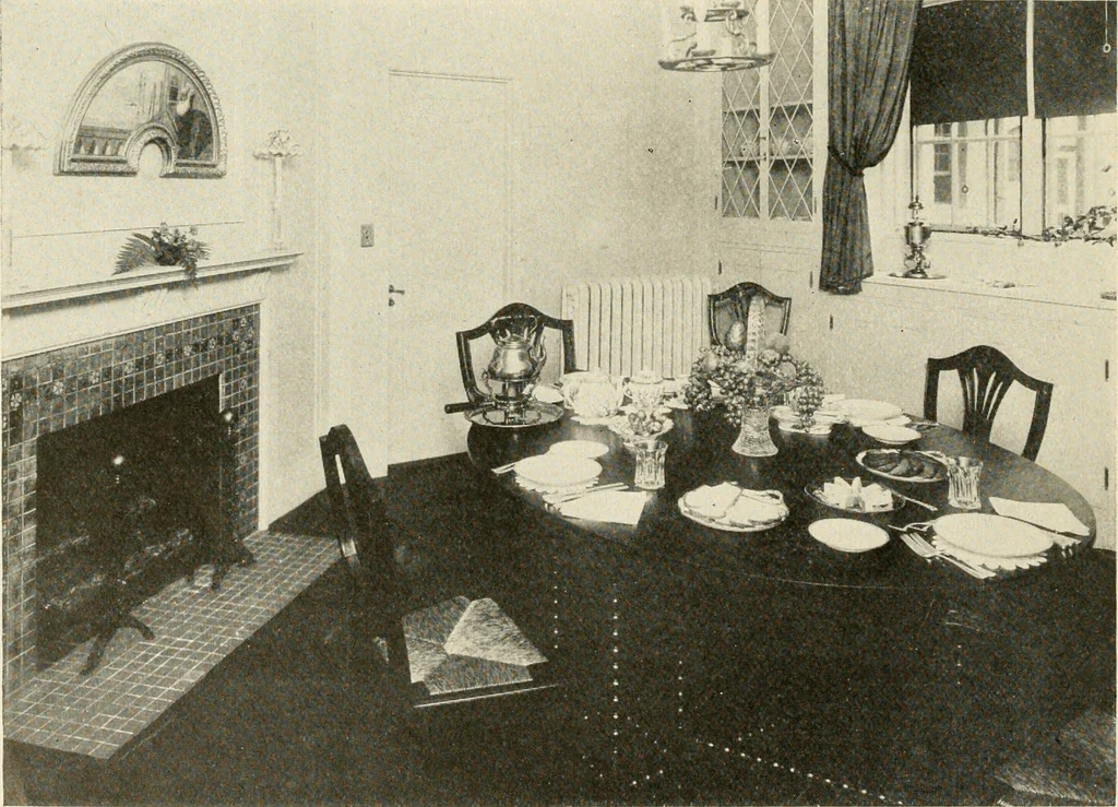 An illustration from Interiors beautiful and the decoration of the home, 1922, leaf 69