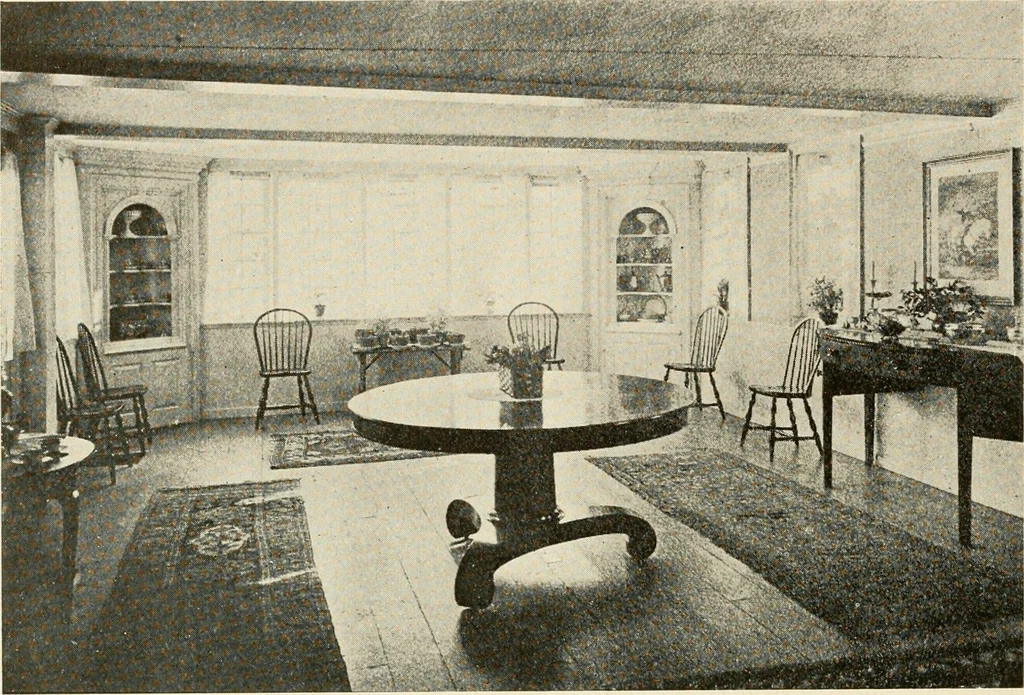 An illustration from Interiors beautiful and the decoration of the home, 1922, leaf 69