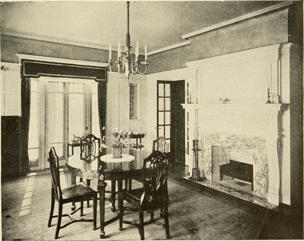 An illustration from Interiors beautiful and the decoration of the home, 1922, leaf 70