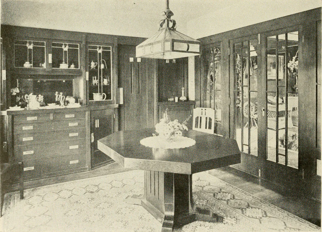 An illustration from Interiors beautiful and the decoration of the home, 1922, leaf 75