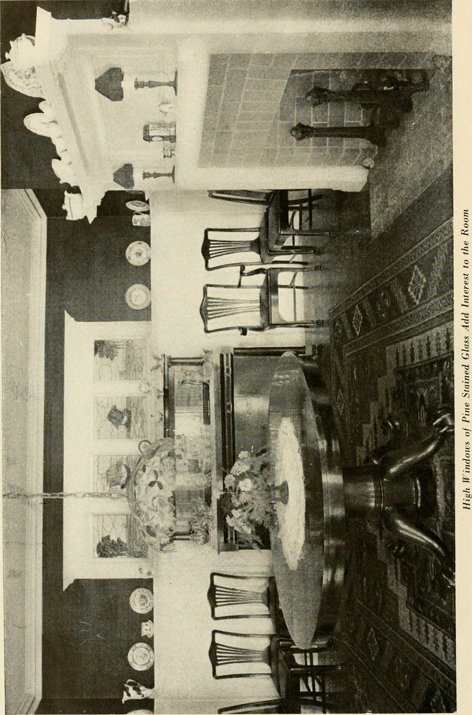 An illustration from Interiors beautiful and the decoration of the home, 1922, leaf 85