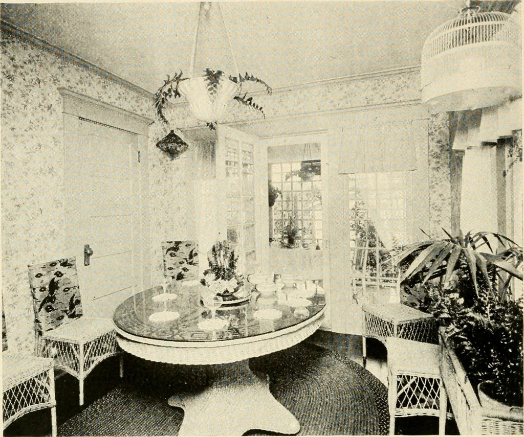 An illustration from Interiors beautiful and the decoration of the home, 1922, leaf 89