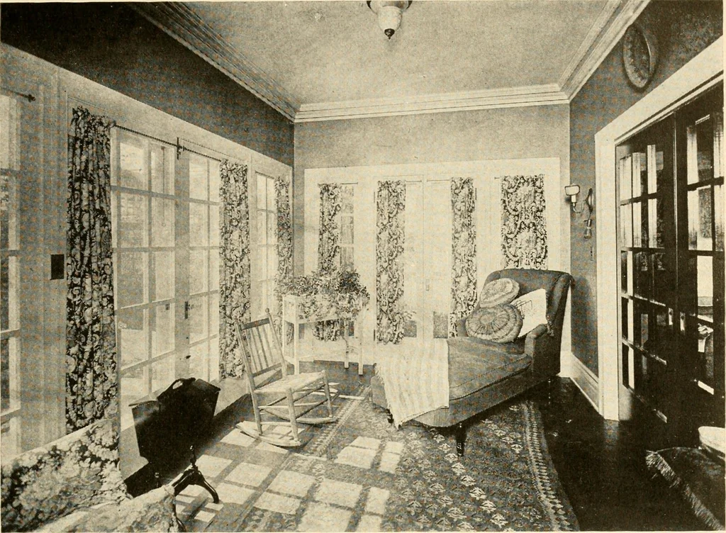 An illustration from Interiors beautiful and the decoration of the home, 1922, leaf 90