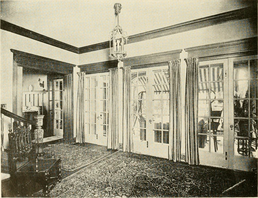 An illustration from Interiors beautiful and the decoration of the home, 1922, leaf 91
