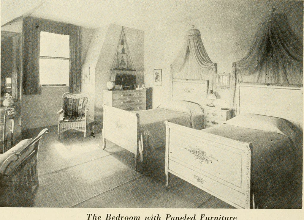 An illustration from Interiors beautiful and the decoration of the home, 1922, leaf 95